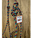 Beyond the Barn Hand Tied 4 Knot Rope Halter Average Dark Rainbow