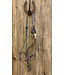 Beyond the Barn Hand Tied 4 Knot Rope Halter Average Dark Rainbow
