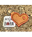 Beyond the Barn Heart Leather Key Fob Assort. BTB