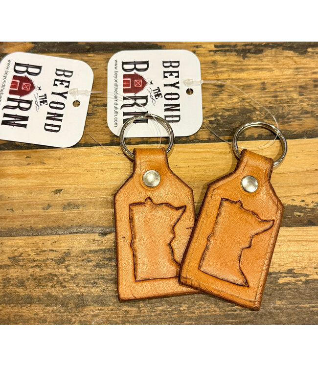 Beyond the Barn Minnesota Leather Key Fob Assort. BTB