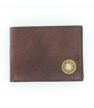 Nocona 12 Gauge Shotgun Shell Concho Bifold Wallet