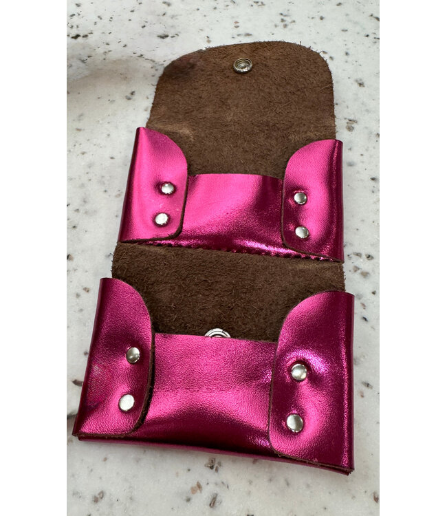 Beyond the Barn Folding Card Wallet BTB Shiney Pink