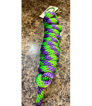 5/8" x 9" Poly Lead Multi-  Purple/Lime