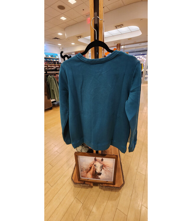 Back in the Saddle Tonal Embroidered Sweatshirt