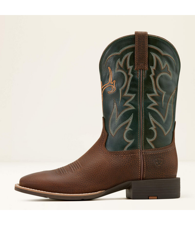 Ariat Men's Sport Outdoor Cowboy Boot - Brown Oiled Rowdy