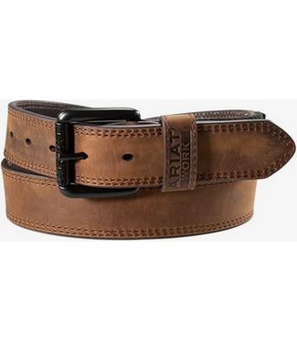 Ariat Ariat Mens Work Belt Elastic Inset- Brown