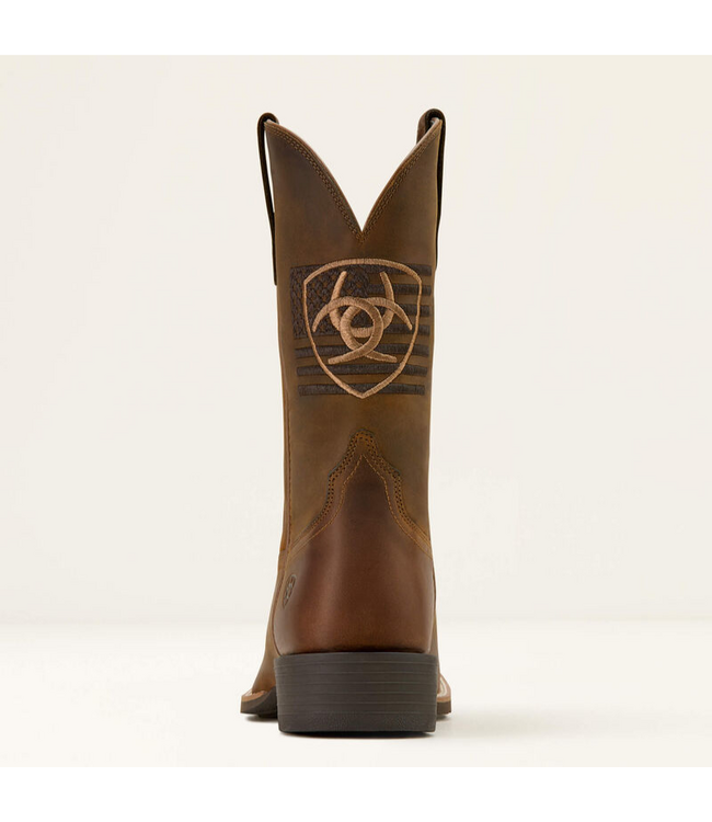 Ariat Men's Sport Freedom Cowboy Boot - Dist. Brn