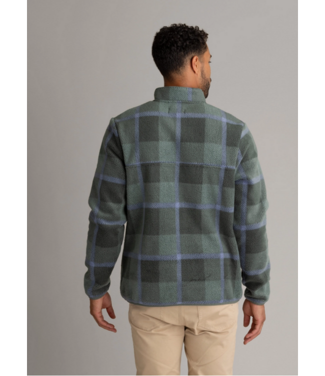 LIV Outdoor Mens Subzero Heavy Printed Fleece 1/4 Zip Pullover