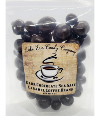 Lake Erie Candy Company Dark Chocolate Sea Salt Caramel Coffee Beans
