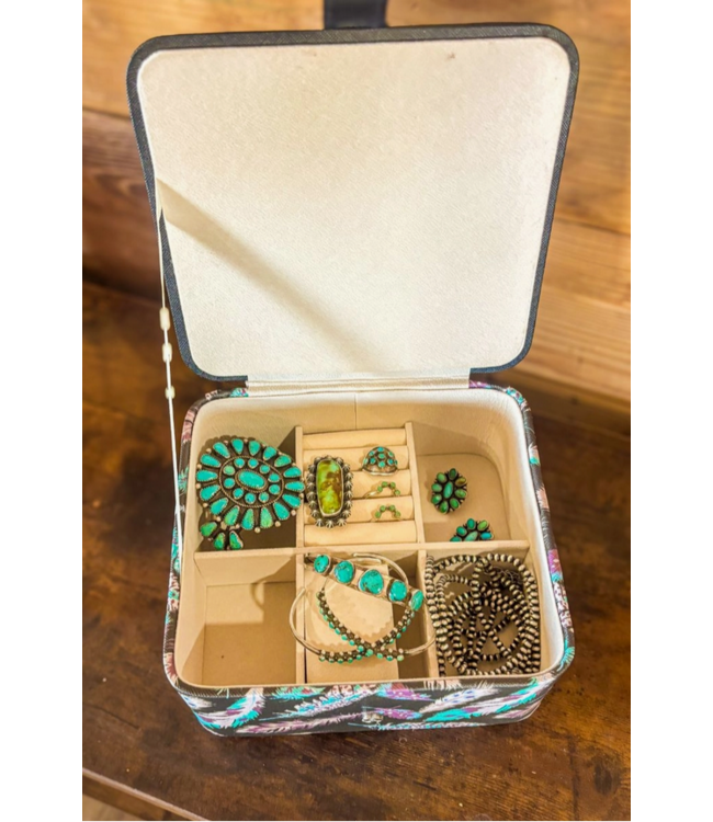 Sterling Kreek Feather Rain Jewelry Box