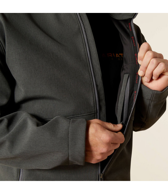 Ariat Men's Logo 2.0 Softshell - Charcoal/Americana