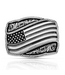 Montana Silversmith Attitude Buckle Classic Impressions Waving American Flag