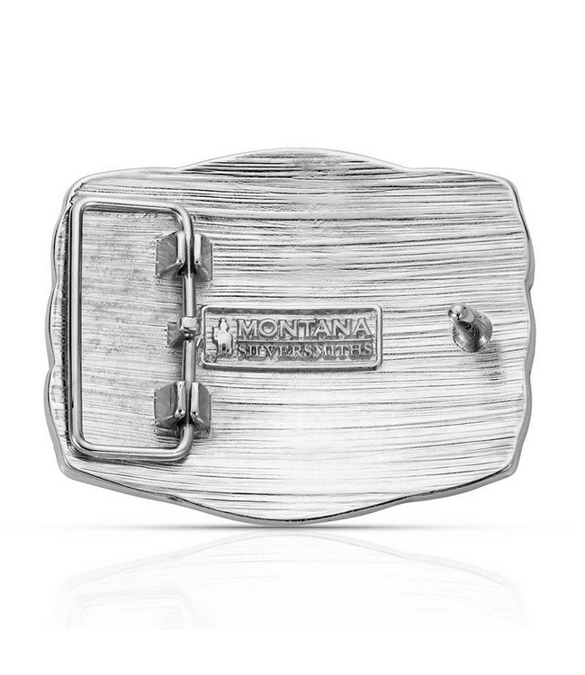 Montana Silversmith Attitude Buckle Classic Impressions Waving American Flag