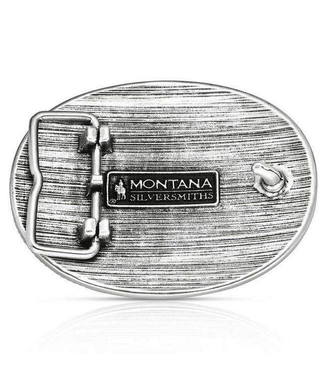 Montana Silversmith Attitude Buckle Forged in Freedom