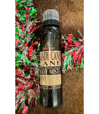 Dixie Grace 6 oz Botanical Body Mist  Candy Cane Lane
