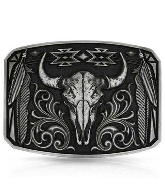 Montana Silversmith Attitude Belt Buckle Legend & Pride