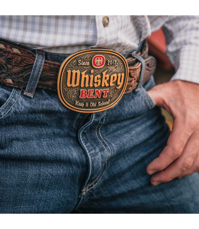 Montana Silversmith Keep it Old School Whiskey Bent Buckle