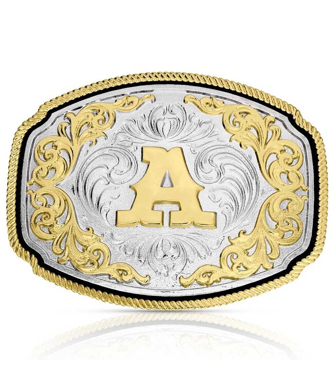Montana Silversmith Western Initial Buckle - style A