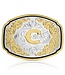 Montana Silversmith Western Initial Buckle - style C
