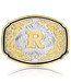Montana Silversmith Western Initial Buckle - style R
