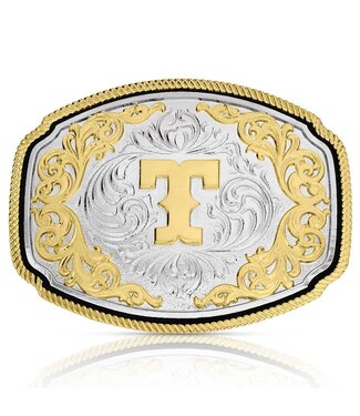 Montana Silversmith Western Initial Buckle - style T