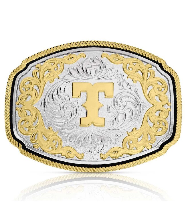 Montana Silversmith Western Initial Buckle - style T