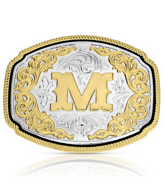 Montana Silversmith Western Initial Buckle - style M