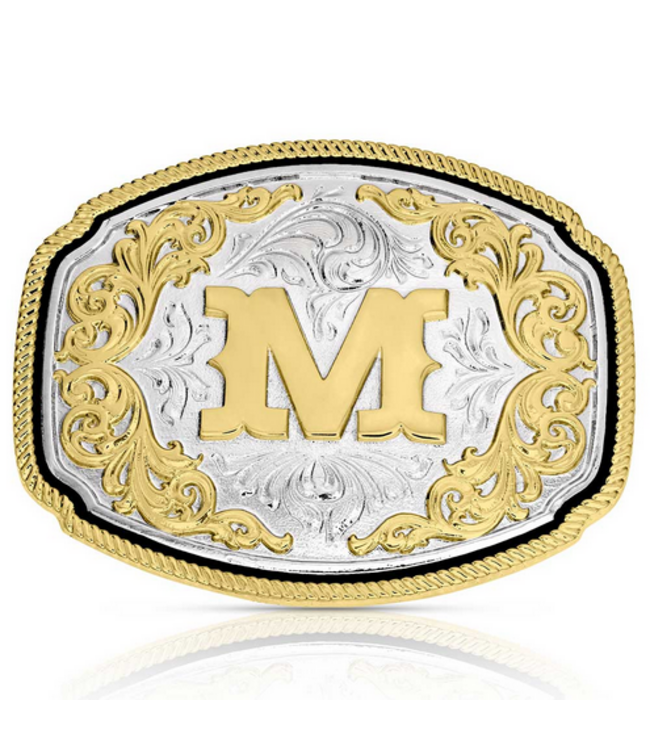 Montana Silversmith Western Initial Buckle - style M