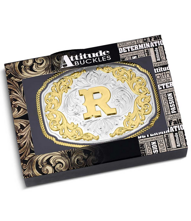 Montana Silversmith Western Initial Buckle - style R