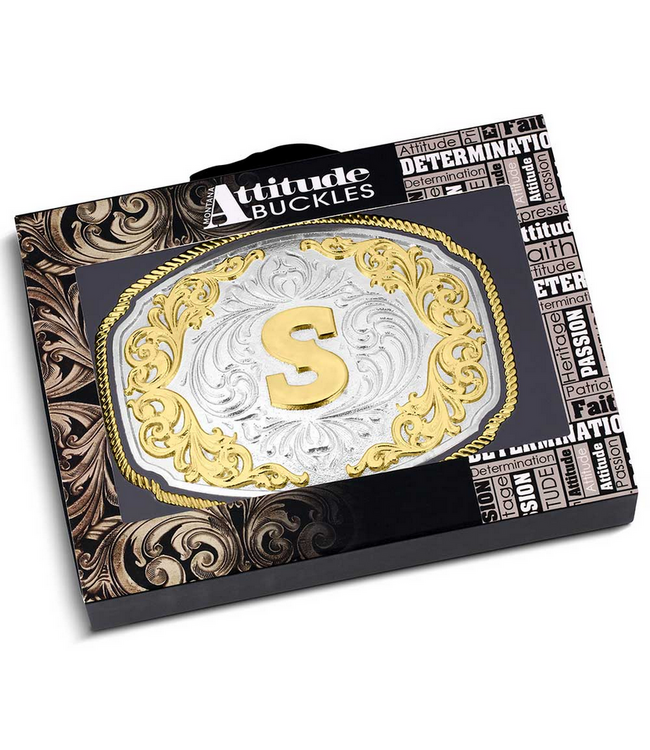 Montana Silversmith Western Initial Buckle - style S