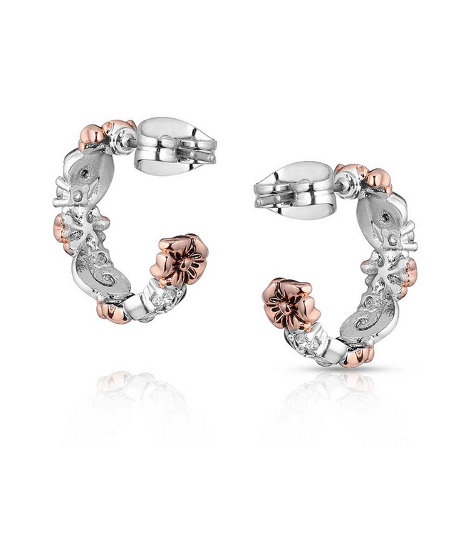 Montana Silversmith Wildflower Elegance Hoop Earrings