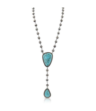 Montana Silversmith Chasing Turquoise Beaded Attitude Necklace