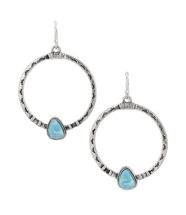 Montana Silversmith Turquoise Touch Attitude Earrings