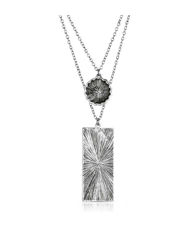 Montana Silversmith Bar B Pink Necklace