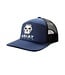 Ariat Ariat Mens Cap Snap Back Hexagon Bolt Skull Navy