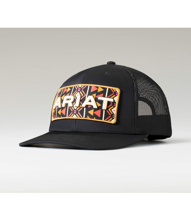 Ariat Ariat Ladies Cap Southwestern Print Patch Black