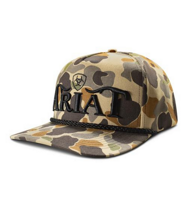 Ariat Ariat Snap Back Camo Cap 3D Embroidered Tan
