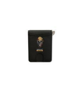 Ariat Ariat Work Wallet Bifold Money Clip- Born 4 This USA