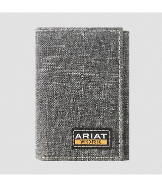 Ariat Ariat Work Wallet Trifold Grey
