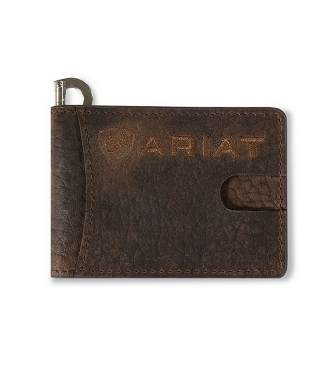 Ariat Ariat  Money Clip Bull Hide Brown