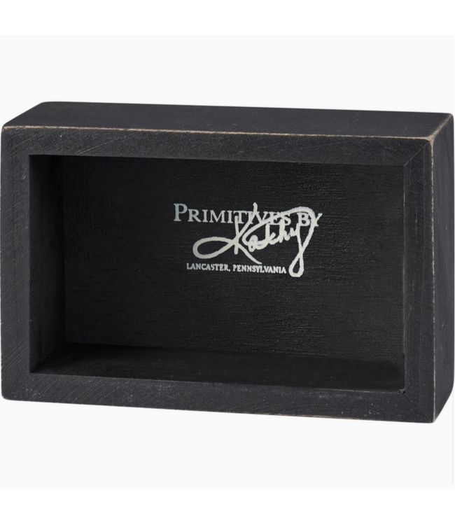 Primitives by Kathy Five Second Rule Doesn't Work Box Sign