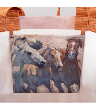 Primitives by Kathy Horses Market Tote