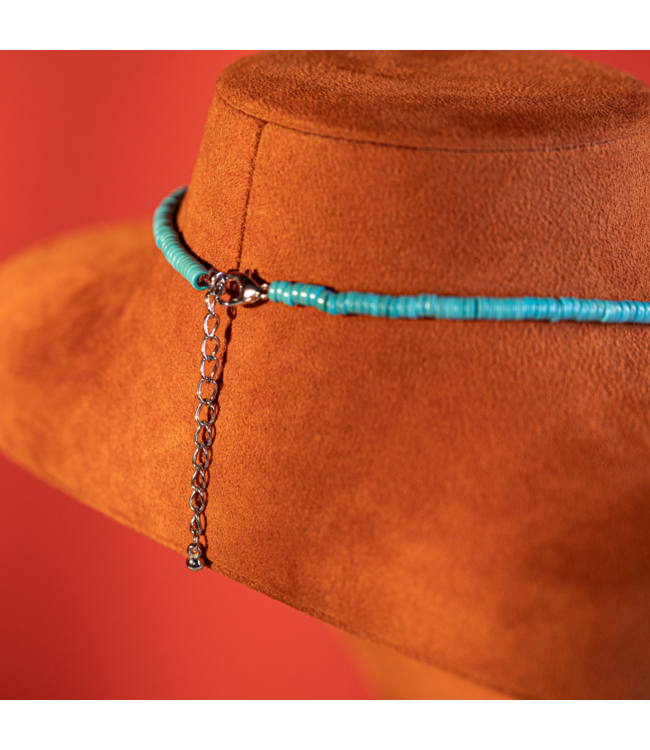 Montana West Rustic Couture's Beaded Tear Drop Pendant Necklace