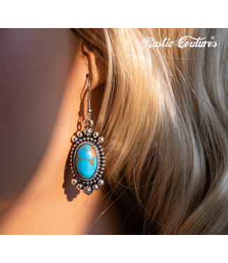 Montana West Rustic Couture's Artificial Stone Dangling Earring