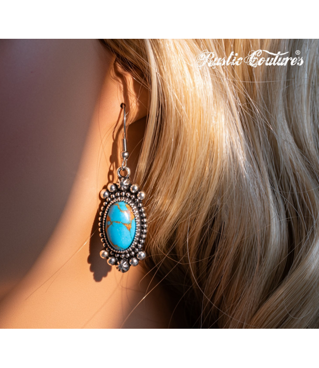 Montana West Rustic Couture's Artificial Stone Dangling Earring