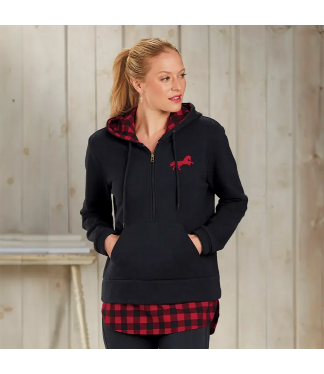 Back in the Saddle Womens Buffalo Ranch Hoodie