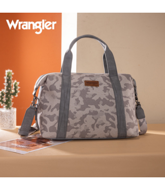 Wrangler Wrangler Camo Print Collection Duffle Bag -Grey