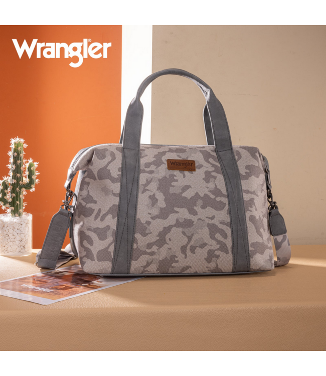 Wrangler Wrangler Camo Print Collection Duffle Bag -Grey