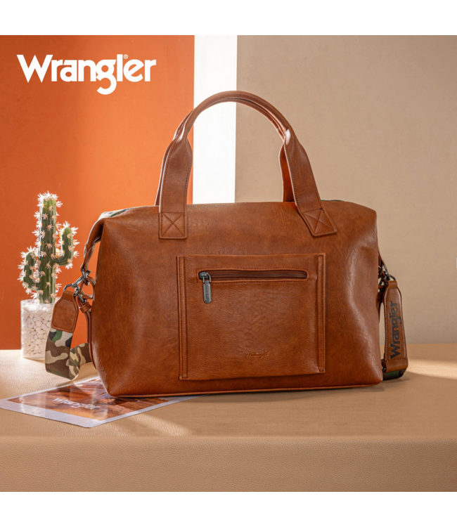 Wrangler Wrangler Camo Print Collection Duffle Bag -Green