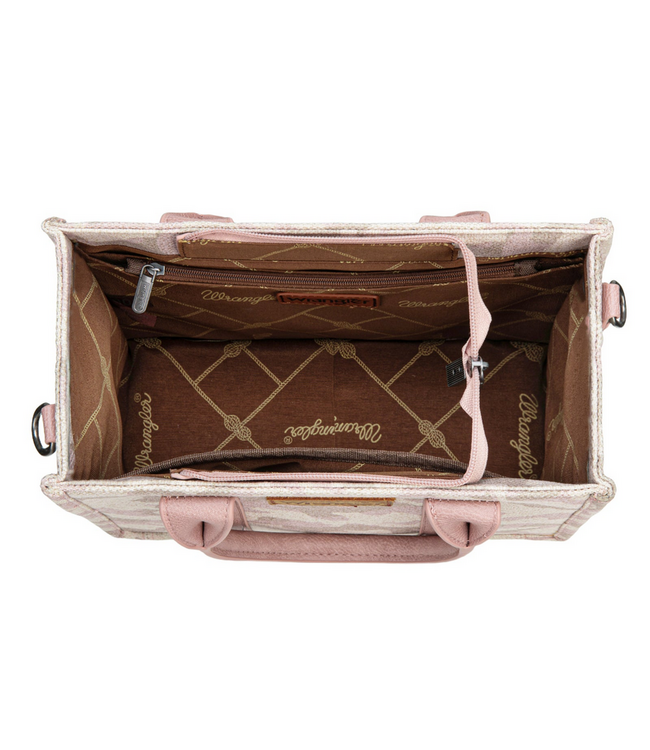 Wrangler Wrangler Camo Print Tote/Crossbody - Pink